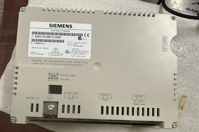 hmi siemens 6AV6545-0BC15-2AX0